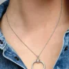 Pandora Moments Small O Pendant aus Sterlingsilber Pandora Moments Small O Pendant aus Sterlingsilber