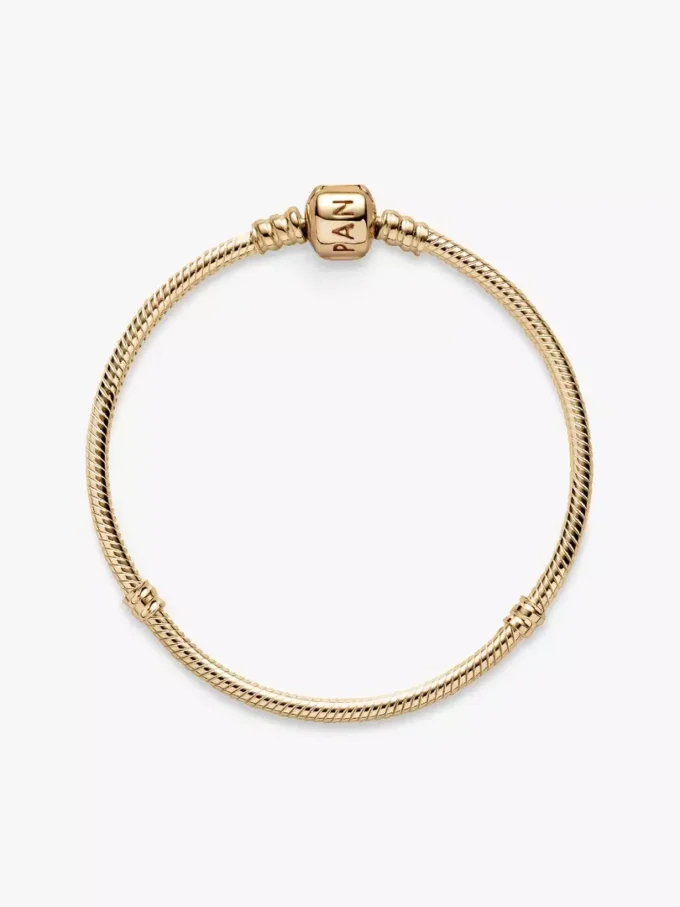 Pandora Moments Snake Chain-Armband 14 Karat Gold Pandora Moments Snake Chain-Armband 14 Karat Gold