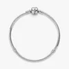 Pandora Moments Snake Chain Armband mit Fassverschluss aus Sterlingsilber Pandora Moments Snake Chain Armband mit Fassverschluss aus Sterlingsilber