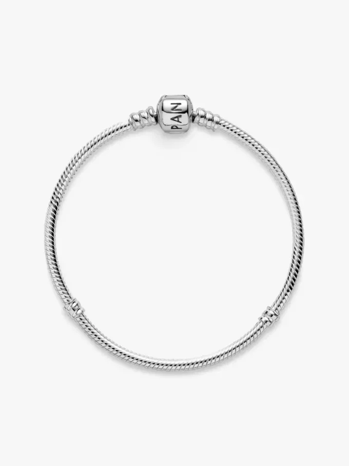 Pandora Moments Snake Chain Armband mit Fassverschluss aus Sterlingsilber Pandora Moments Snake Chain Armband mit Fassverschluss aus Sterlingsilber