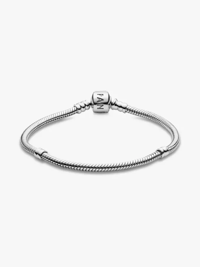 Pandora Moments Snake Chain Armband mit Fassverschluss aus Sterlingsilber Pandora Moments Snake Chain Armband mit Fassverschluss aus Sterlingsilber