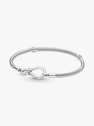 Pandora Moments Snake Chain Armband mit Unendlichkeitsknoten – Sterlingsilber Pandora Moments Snake Chain Armband mit Unendlichkeitsknoten – Sterlingsilber