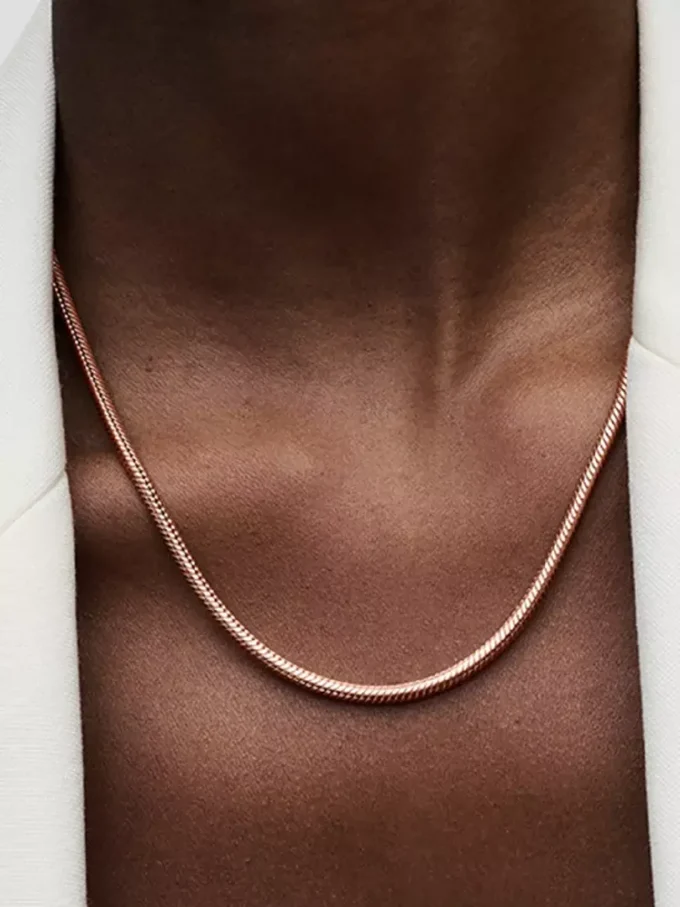 Pandora Moments Snake Chain mit 14-karätiger Roségoldbeschichtung Pandora Moments Snake Chain mit 14-karätiger Roségoldbeschichtung