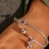 Pandora Moments T-Bar-Snake Chain-Armband – Sterlingsilber