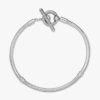 Pandora Moments T-Bar-Snake Chain-Armband – Sterlingsilber
