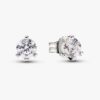 Pandora Nova 14 Karat Weißgold-Ohrringe mit Lab-Grown Diamonds – 0,50 ct TW, 14 Karat Weißgold