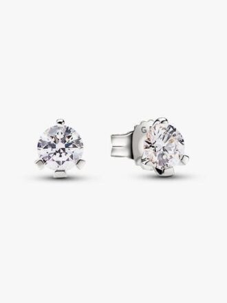 Pandora Nova 14 Karat Weißgold-Ohrringe mit Lab-Grown Diamonds – 0,50 ct TW, 14 Karat Weißgold