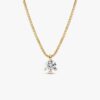 Pandora Nova 14-karätige Gold-Halskette mit Anhänger aus Labor-Diamanten – 0,50 ct TW, 14-karätiges Gold Pandora Nova 14-karätige Gold-Halskette mit Anhänger aus Labor-Diamanten – 0,50 ct TW, 14-karätiges Gold