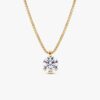 Pandora Nova 14-karätige Gold-Halskette mit Anhänger aus Labordiamanten – 1,00 ct TW, 14-karätiges Gold Pandora Nova 14-karätige Gold-Halskette mit Anhänger aus Labordiamanten – 1,00 ct TW, 14-karätiges Gold