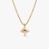 Pandora Nova 14-karätige Gold-Halskette mit Anhänger aus Labordiamanten – 1,00 ct TW, 14-karätiges Gold Pandora Nova 14-karätige Gold-Halskette mit Anhänger aus Labordiamanten – 1,00 ct TW, 14-karätiges Gold