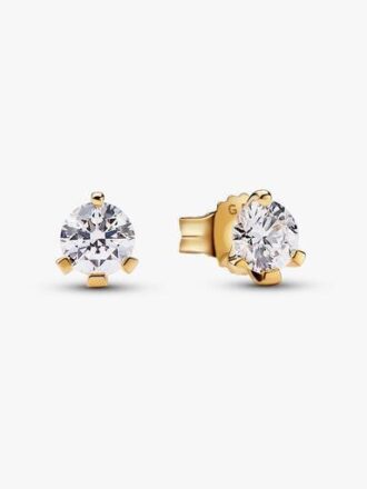 Pandora Nova 14-karätige Gold-Ohrringe mit Labordiamanten – 0,50 ct TW, 14-karätiges Gold