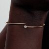Pandora Nova 14-karätiger Gold-Bangle mit synthetischen Diamanten – 0,25 ct TW, 14-karätiges Gold Pandora Nova 14-karätiger Gold-Bangle mit synthetischen Diamanten – 0,25 ct TW, 14-karätiges Gold