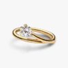 Pandora Nova 14-karätiger Goldring mit asymmetrischem, im Labor gezüchtetem Diamanten – 0,50 Karat Gesamtgewicht, 14-karätiges Gold Pandora Nova 14-karätiger Goldring mit asymmetrischem, im Labor gezüchtetem Diamanten – 0,50 Karat Gesamtgewicht, 14-karätiges Gold