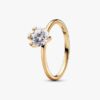 Pandora Nova 14-karätiger Goldring mit synthetischem Diamanten – 1,00 ct TW, 14-karätiges Gold Pandora Nova 14-karätiger Goldring mit synthetischem Diamanten – 1,00 ct TW, 14-karätiges Gold