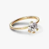 Pandora Nova 14-karätiger Goldring mit synthetischem Diamanten – 1,00 ct TW, 14-karätiges Gold Pandora Nova 14-karätiger Goldring mit synthetischem Diamanten – 1,00 ct TW, 14-karätiges Gold
