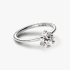 Pandora Nova 14-karätiger Weißgold-Ring mit synthetischem Diamanten – 1,00 ct TW, 14-karätiges Weißgold Pandora Nova 14-karätiger Weißgold-Ring mit synthetischem Diamanten – 1,00 ct TW, 14-karätiges Weißgold