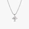 Pandora Nova Halskette mit Anhänger aus 14 Karat Weißgold und Lab-Grown Diamonds – 1,00 Karat Gesamtgewicht, 14 Karat Weißgold Pandora Nova Halskette mit Anhänger aus 14 Karat Weißgold und Lab-Grown Diamonds – 1,00 Karat Gesamtgewicht, 14 Karat Weißgold