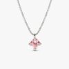 Pandora Nova Halskette mit Anhänger aus 14 Karat Weißgold und Lab-Grown Diamonds – 1,00 Karat Gesamtgewicht, 14 Karat Weißgold Pandora Nova Halskette mit Anhänger aus 14 Karat Weißgold und Lab-Grown Diamonds – 1,00 Karat Gesamtgewicht, 14 Karat Weißgold