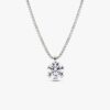 Pandora Nova Halskette mit Anhänger aus 14 Karat Weißgold und Lab-Grown Diamonds – 1,00 Karat Gesamtgewicht, 14 Karat Weißgold Pandora Nova Halskette mit Anhänger aus 14 Karat Weißgold und Lab-Grown Diamonds – 1,00 Karat Gesamtgewicht, 14 Karat Weißgold