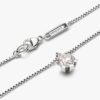 Pandora Nova Halskette mit Anhänger aus 14 Karat Weißgold und Lab-Grown Diamonds – 1,00 Karat Gesamtgewicht, 14 Karat Weißgold Pandora Nova Halskette mit Anhänger aus 14 Karat Weißgold und Lab-Grown Diamonds – 1,00 Karat Gesamtgewicht, 14 Karat Weißgold