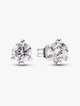 Pandora Nova Ohrringe aus 14 Karat Weißgold mit Lab-Grown Diamonds – 1,00 Karat Gesamtgewicht, 14 Karat Weißgold