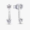 Pandora Nova Ohrringe mit Lab-Grown-Diamanten – 1,00 ct TW, Sterlingsilber