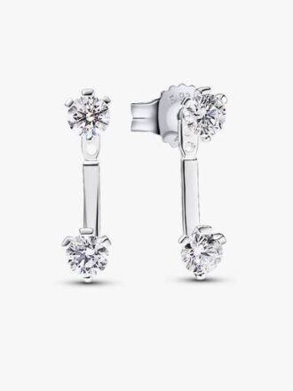 Pandora Nova Ohrringe mit Lab-Grown-Diamanten – 1,00 ct TW, Sterlingsilber