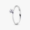 Pandora Nova Sterling-Silber-Ring mit versetztem Lab-Grown-Diamanten – 0,25 ct TW, Sterling-Silber Pandora Nova Sterling-Silber-Ring mit versetztem Lab-Grown-Diamanten – 0,25 ct TW, Sterling-Silber