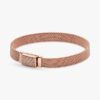 Pandora Reflexions Langes Pavé-Armband mit Verschluss – 14 Karat Roségold-Beschichtung Pandora Reflexions Langes Pavé-Armband mit Verschluss – 14 Karat Roségold-Beschichtung