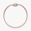 Pandora Reflexions™ Mesh-Armband – 14 Karat Roségold-Beschichtung