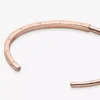 Pandora Signature I-D offener Bangle, 14 Karat Roségold-Beschichtung Pandora Signature I-D offener Bangle, 14 Karat Roségold-Beschichtung