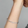 Pandora Signature I-D Open Bangle – Sterlingsilber
