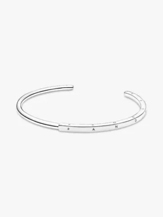 Pandora Signature I-D Open Bangle – Sterlingsilber