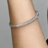 Pandora Signature I-D Pavé-Bangle – Sterlingsilber Pandora Signature I-D Pavé-Bangle – Sterlingsilber
