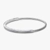 Pandora Signature I-D Pavé-Bangle – Sterlingsilber Pandora Signature I-D Pavé-Bangle – Sterlingsilber
