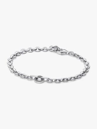 Pandora Signature Pavé Bold Chain Armband – Sterlingsilber