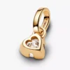 Pandora Talisman 14-karätiger Gold-Anhänger mit Herz aus Lab-Grown Diamonds, 0,25 Karat insgesamt, 14-karätiges Gold Pandora Talisman 14-karätiger Gold-Anhänger mit Herz aus Lab-Grown Diamonds, 0,25 Karat insgesamt, 14-karätiges Gold