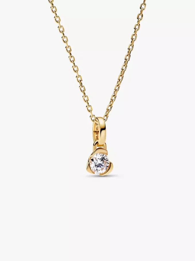 Pandora Talisman 14-karätiger Gold-Anhänger mit Herz aus Lab-Grown Diamonds, 0,25 Karat insgesamt, 14-karätiges Gold Pandora Talisman 14-karätiger Gold-Anhänger mit Herz aus Lab-Grown Diamonds, 0,25 Karat insgesamt, 14-karätiges Gold