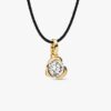Pandora Talisman 14-karätiger Gold-Anhänger mit Herz aus Lab-Grown Diamonds – 0,75 ct TW, 14-karätiges Gold