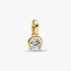 Pandora Talisman 14-karätiger Gold-Anhänger mit laborgezüchtetem Diamant in Hufeisenform – 0,25 ct TW, 14-karätiges Gold
