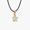 Pandora Talisman 14-karätiger Gold-Anhänger mit synthetischem Diamanten in Sternform – 0,75 ct TW, 14-karätiges Gold