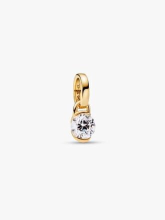 Pandora Talisman 14-karätiger Gold-Anhänger mit synthetischem Diamanten in Unendlichkeitsform – 0,25 ct TW, 14-karätiges Gold Pandora Talisman 14-karätiger Gold-Anhänger mit synthetischem Diamanten in Unendlichkeitsform – 0,25 ct TW, 14-karätiges Gold