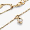 Pandora Talisman 14-karätiges Gold-Armband mit Herz-Kette und Lab-Grown Diamonds – 0,25 ct TW, 14-karätiges Gold Pandora Talisman 14-karätiges Gold-Armband mit Herz-Kette und Lab-Grown Diamonds – 0,25 ct TW, 14-karätiges Gold