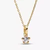 Pandora Talisman Halskette mit Stern-Anhänger aus im Labor gezüchteten Diamanten, 0,25 Karat insgesamt, 14 Karat Gold, 2 Stück Pandora Talisman Halskette mit Stern-Anhänger aus im Labor gezüchteten Diamanten, 0,25 Karat insgesamt, 14 Karat Gold, 2 Stück