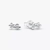 Pandora Talisman Ohrringe aus Sterlingsilber mit im Labor gezüchteten Diamanten in Herz- und Sternform, 0,20 Karat insgesamt, Sterlingsilber