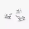 Pandora Talisman Ohrringe aus Sterlingsilber mit im Labor gezüchteten Diamanten in Herz- und Sternform, 0,20 Karat insgesamt, Sterlingsilber