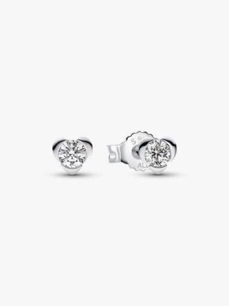 Pandora Talisman Ohrringe aus Sterlingsilber mit Lab-Grown Diamonds – 0,30 ct TW, Sterlingsilber