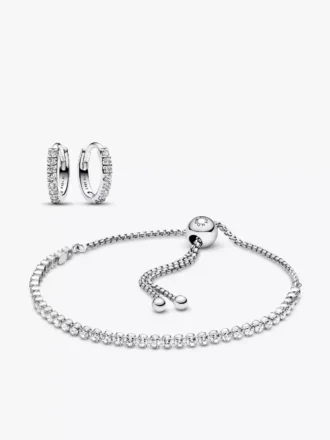 Pandora Timeless, funkelndes Tennisarmband- und Ohrring-Set 2er-Set Pandora Timeless, funkelndes Tennisarmband- und Ohrring-Set 2er-Set