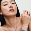 Pandora Timeless Pavé Doppelreihige Ohrringe – 14 Karat Roségoldbeschichtung Pandora Timeless Pavé Doppelreihige Ohrringe – 14 Karat Roségoldbeschichtung