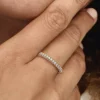 Pandora Timeless Pavé Einreihiger Ring, 14-karätige Vergoldung